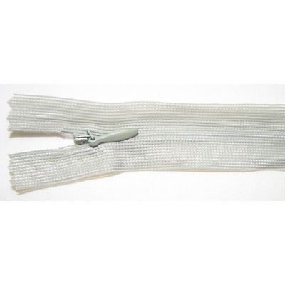 Zips krytý nedeliteľný 30cm bledučko zelená