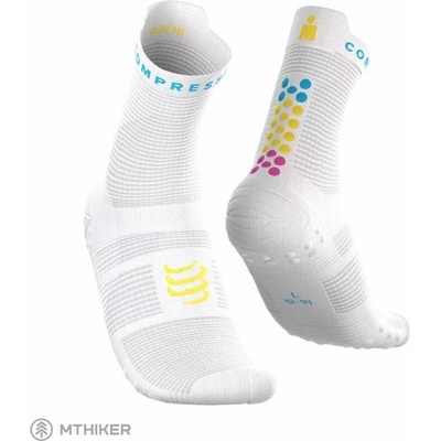 COMPRESSPORT Pro Racing Socks v4.0 Run High Ironman 2026 biela