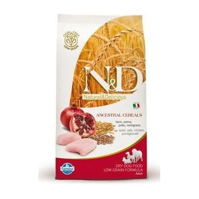 N&D Ancestral Grain Dog Adult Mini Chicken & Pomegranate 4 x 2,5 kg