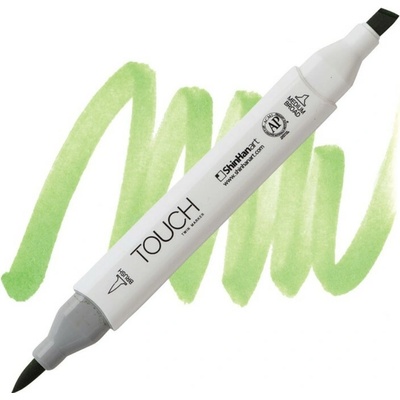 Lihová fixa TOUCH oboustranná Brush & Chisel, Cobalt green pale (G242)