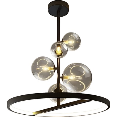 POLARIS Висящ полилей със стъклени сфери и LED ринг Carina Vertical | 159, 09€ (311, 15 лв) (405)