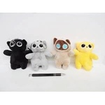 Fisher Price AST. KEYCHAIN x 12 PLUSH cat, 14 cm, foil