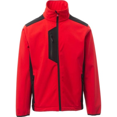 PAYPER galway s00549-p11 / Мъжко софтшел яке в два цвята - червено/черно 5xl (s00549p114030155xl)