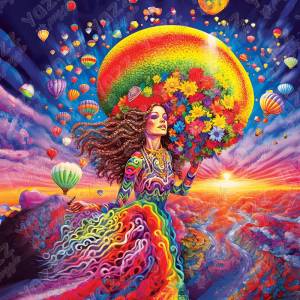 Yazz - Puzzle Fly With Flowers - 1 000 piese