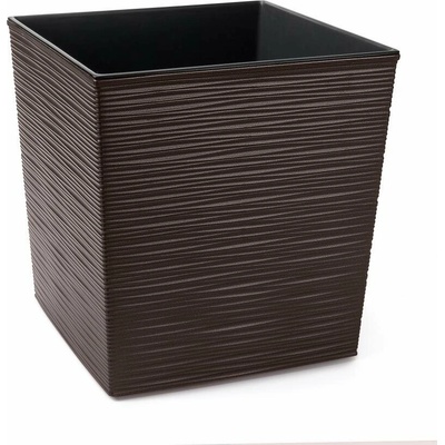 LAMELA Kvetináč , kvetináč JUKA DLUTO - vrúbok 19 x 19 x 19,5 cm, moka 1310006634