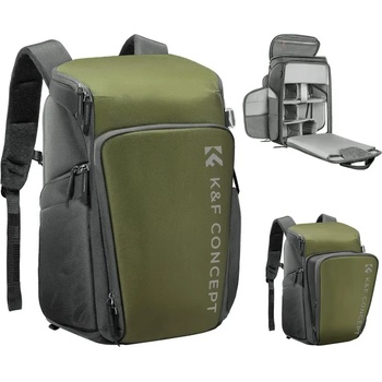 K&F Concept Фото раница Alpha Backpack Air 25L -Зелен