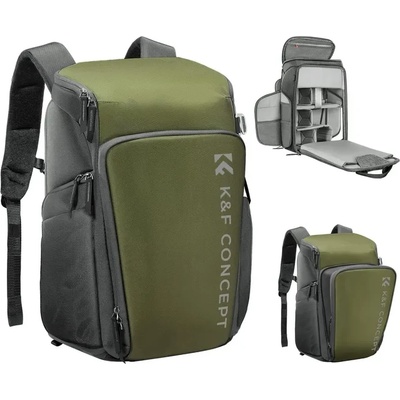 K&F Concept Фото раница Alpha Backpack Air 25L -Зелен