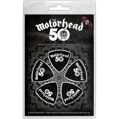 RukaHore Brnkadlo Motörhead - Tri-Tip Plectrum Pack: 50