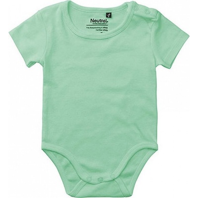 Neutral Dětské body s krátkým rukávem Dusty mint