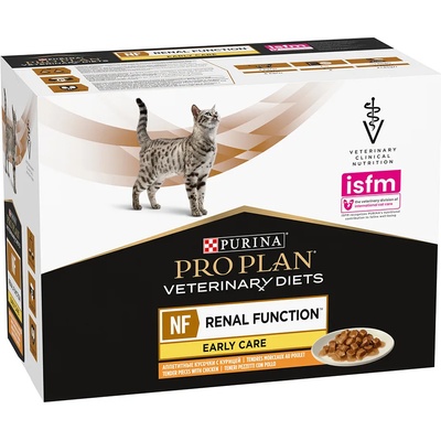 PURINA PRO PLAN Veterinary Diets Feline NF Early Care Chicken - 10 x 85 g