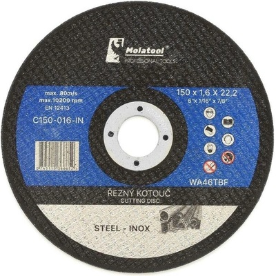 Molatool Řezný kotouč 180 × 1,6 × 22,2 mm C180-016-IN