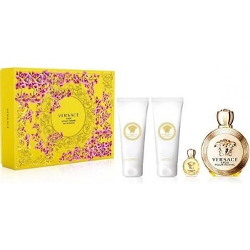 Versace Eros за жени комплект EDP 100 ml + BL 100 ml + SG 100 ml + EDP 5 ml