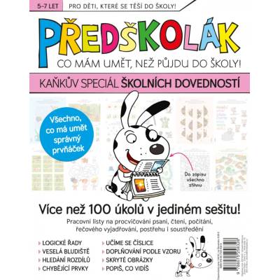 Předškolák – Kaňkův speciál školních dovedností (lila)