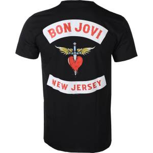 NNM мъжка тениска Bon Jovi - New Jersey Dagger - Черна - 51158000