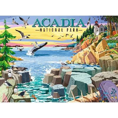 Ravensburger Národný park Acadia Maine USA 500 dielov