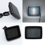  Led бяла задна светлина - габарит с 70 led диода, 12-24v, опушен