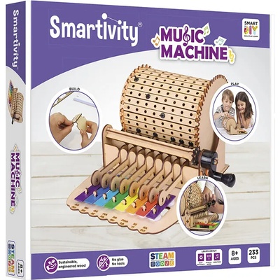 Smart Games Дървен конструктор Музикална машина