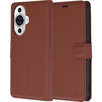 Techsuit Leather Folio puzdro pre Huawei nova 11 / nova 12s – hnedé