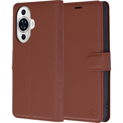 Techsuit Leather Folio puzdro pre Huawei nova 11 / nova 12s – hnedé