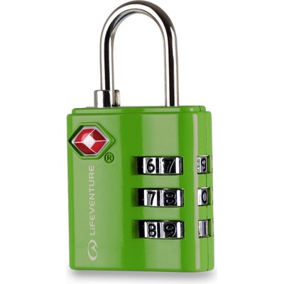 Zámek LIFESYSTEMS TSA COMBI LOCK GREEN