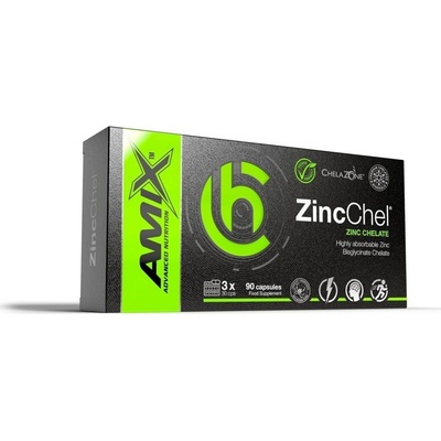 Amix ChelaZone ZincChel Zinc Bisglycinate Chelate 90 kapslí