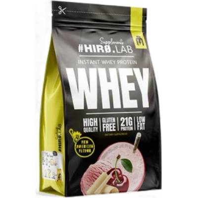 Hiro.Lab Instant Whey Protein | High Quality Whey Concentrate [750 грама] Бял шоколад с череша