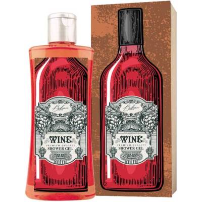 Bohemia Book of wine vinný sprchový gel v krabičce 250 ml
