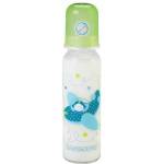 Baby-Nova Стъклено шише Baby Nova - 250 ml, синьо с кит (43705) - ozone