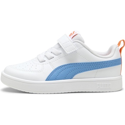 Puma detská voľnočasová obuv Rickie AC+PS biela,oranžová,modrá