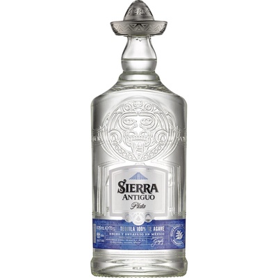 Tequila Sierra Antiguo Plata 40% 0,7 l (čistá fľaša)