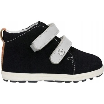 Bartek kotníkové boty se šedými zapínáními tmavě modré