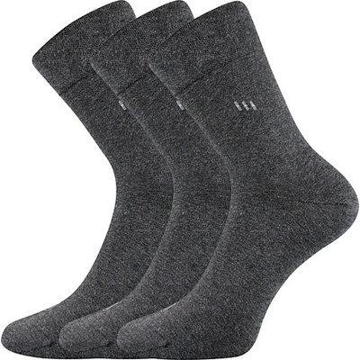 Lonka ponožky Despok 3 pár antracit melé