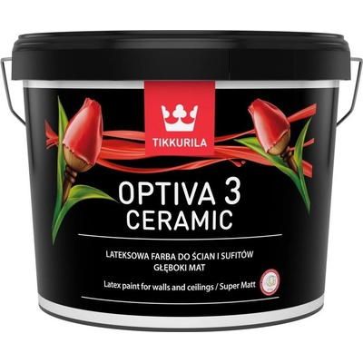 Tikkurila Optiva 3 Ceramic 9 l Bílá báze A