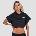 GymBeam Дамски суичър Relay Cropped Black L