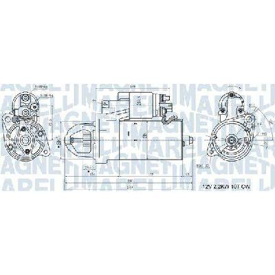 Startér MAGNETI MARELLI 063721411010