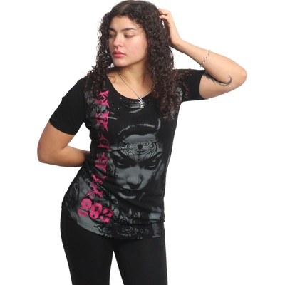 Yakuza dámske tričko Mystic Curved GSB 27118 black čierna