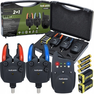 SADA RYBÁŘSKÝCH SIGNALIZÁTORŮ HOKKAIDO 2+1 ÚSTŘEDNA NOČNÍ REŽIM PAMĚŤ