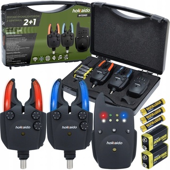 SADA RYBÁŘSKÝCH SIGNALIZÁTORŮ HOKKAIDO 2+1 ÚSTŘEDNA NOČNÍ REŽIM PAMĚŤ