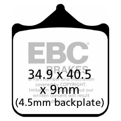 EBC Brzdové doštičky GPFAX604/4HH