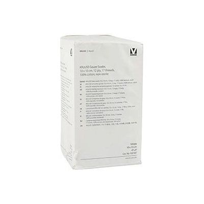 KRUUSE Kompres gáza 10 x 10 cm nesteril 12v.typ17 100 ks