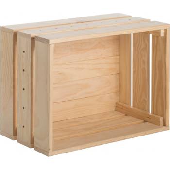 Astigarraga Home Box Dřevěná bedna 51,2 x 28 x 38,4 cm borovicové dřevo HOME01.99