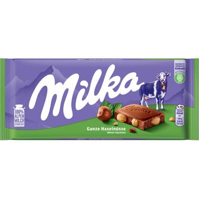 Milka Alpine čokoláda celý orech 95 g