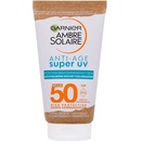 Přípravky na opalování Garnier Ambre Solaire Super UV Anti-Age Protection Cream opalovací krém na obličej SPF50 50 ml