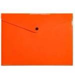 Biurfol Plastic Snap Briefcase Neon A4 orange Biurfol (TK-NEON-A4-04)