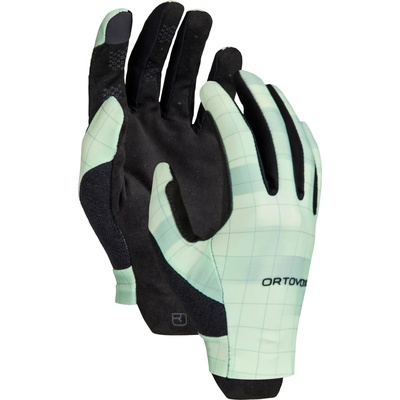 Ortovox Дамски ръкавици Ortovox Women's MTB Light Glove - Green Acid Motion Aop (202-8481-0214)
