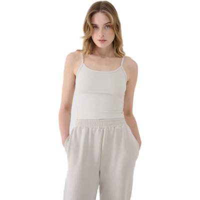 4F-SLEEVELESS F127-83S-BEIGE Béžová