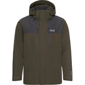 Jack Wolfskin Мъжко водоустойчиво яке Jack Wolfskin Jasper Pro 2L Jacket Waterproof jacket - Obsidian Moss - размер XL (002-4087-0214)