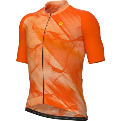 Alé Мъжка фланелка с къс ръкав за колоездене Alé Pragma Crash S/S Jersey Cycling jersey - Orange (056-3949-0314)