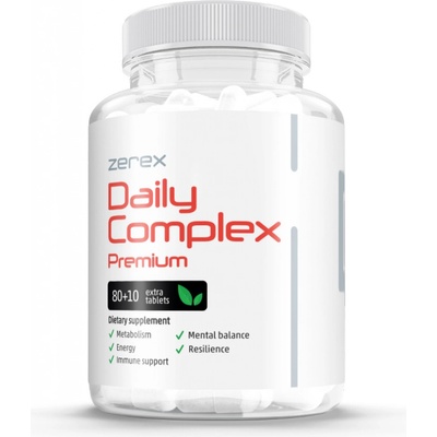 Zerex Daily Komplex Premium podpora silnej imunity 80 + 10 tabliet