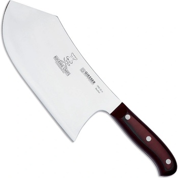 Image 1 of GIESSER Шефски нож Giesser серия PremiumCut Butcher No 1, Rocking Chefs, Micarta 22 см острие (GIE.1960.s.25.tol)